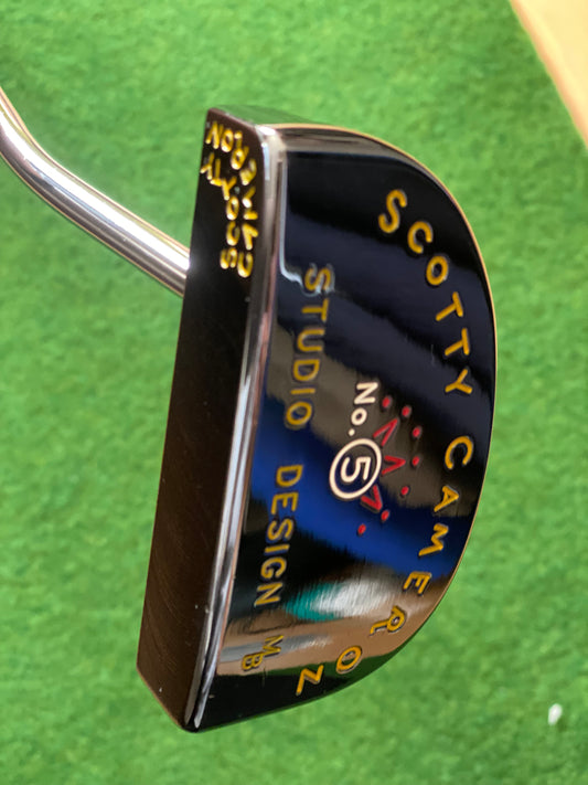 Scotty Cameron Studio Design No. 5 34 inches　Jade Bug color, superb, rare From Japan