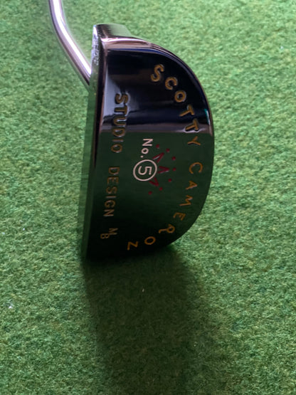 Scotty Cameron Studio Design No. 5 34 inches　Jade Bug color, superb, rare From Japan