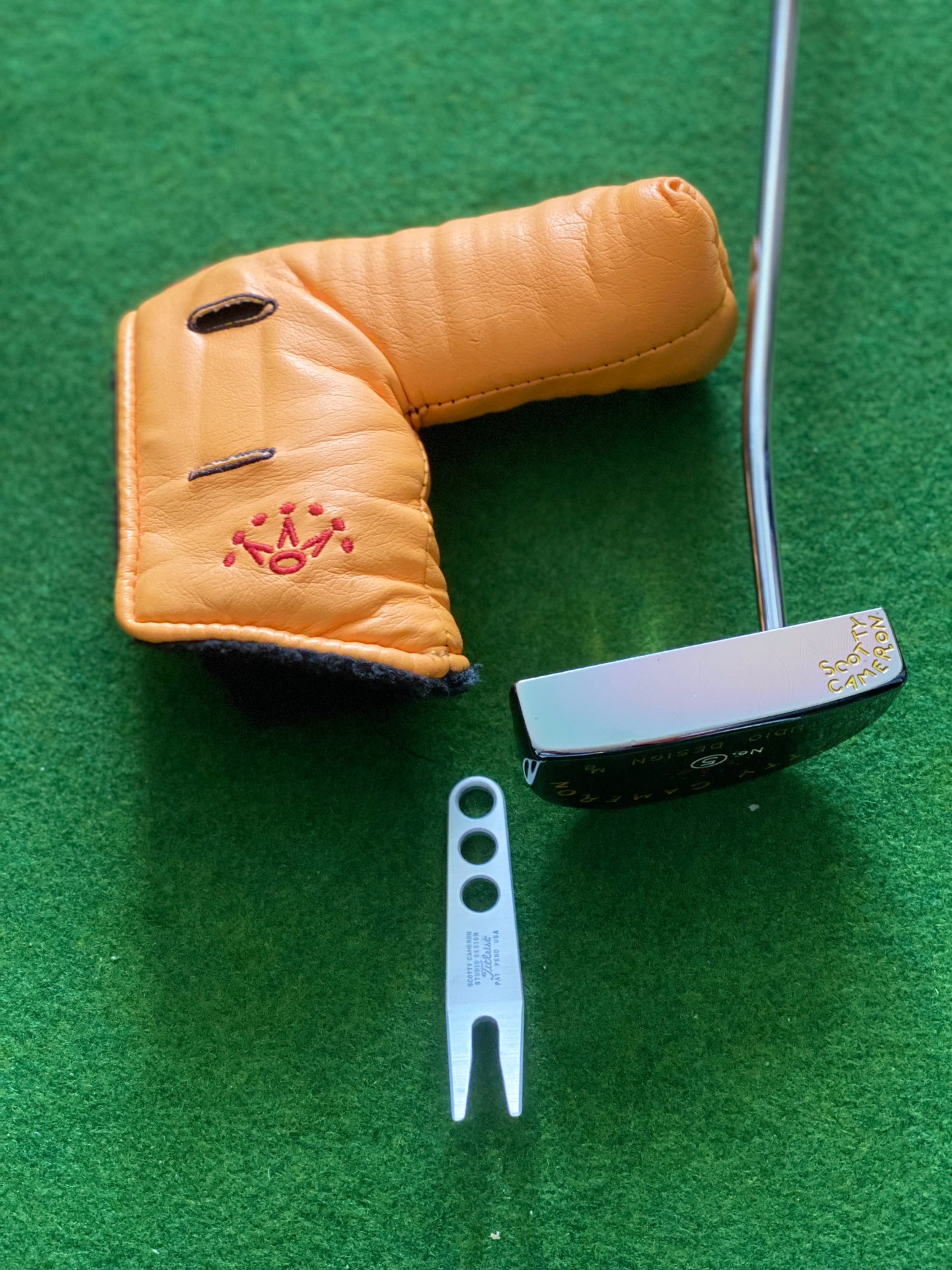 Scotty Cameron Studio Design No. 5 34 inches　Jade Bug color, superb, rare From Japan