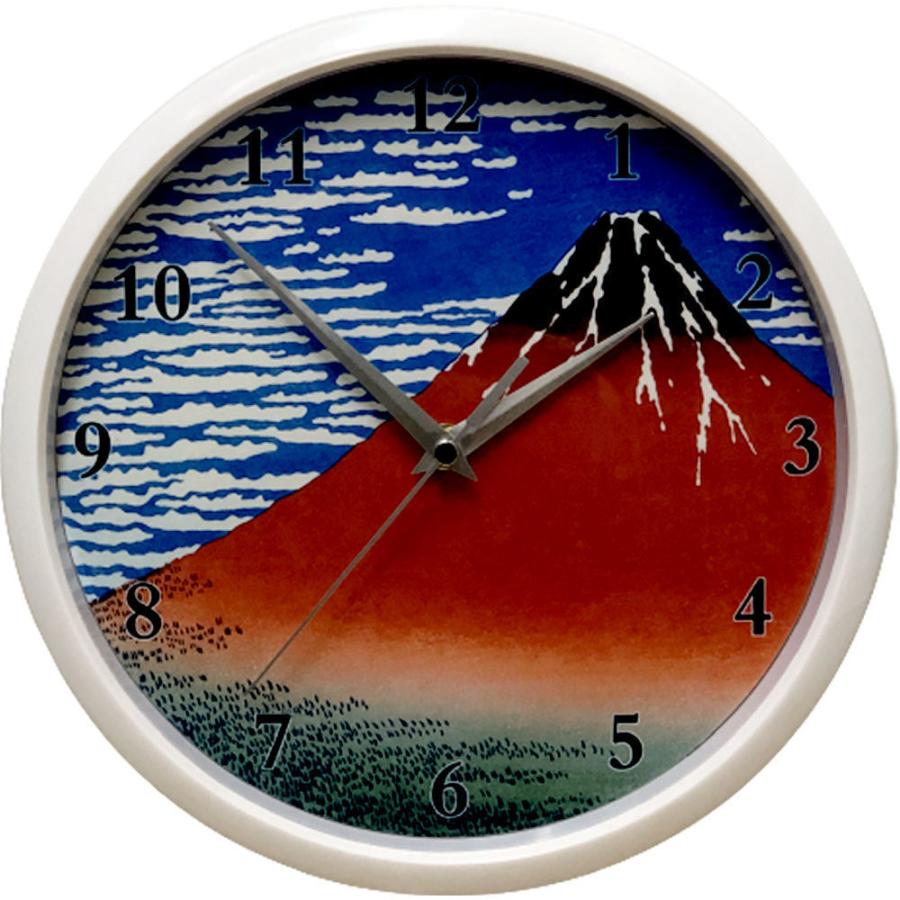 Ukiyoe Prints by Katsushika Hokusai Red Fuji Wall Clock Japanese Art Clock From Japan